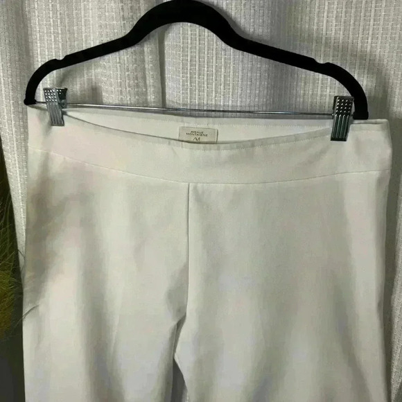 Avenue Montaigne USA Women’s 12 White Franco F1145 Designer Pull On Pants - Picture 2 of 11